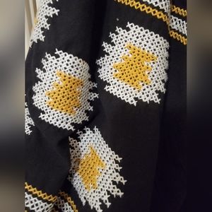 Vezera Boho Embroidered Tunic Dress